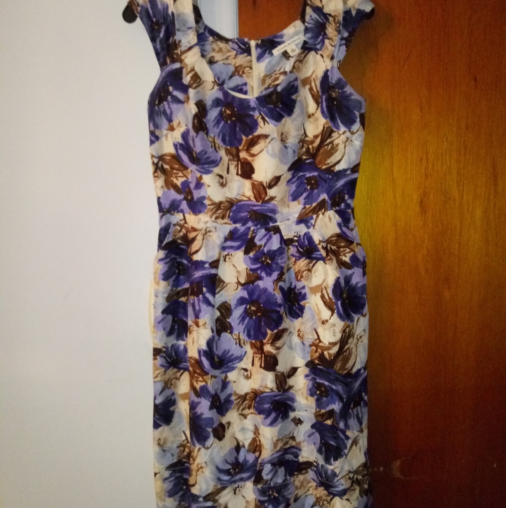 Banana Republic blue dress pockets